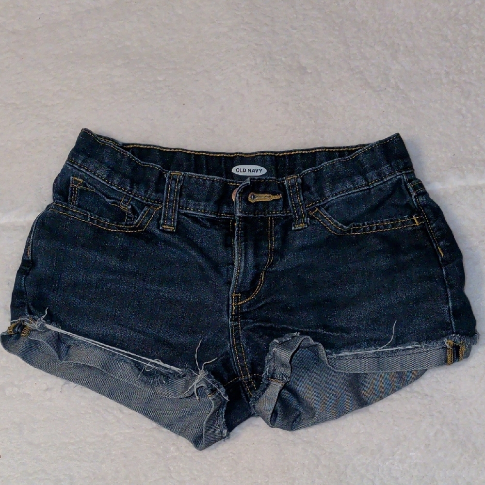 Old Navy Girl's Dark Wash Jean Shorts